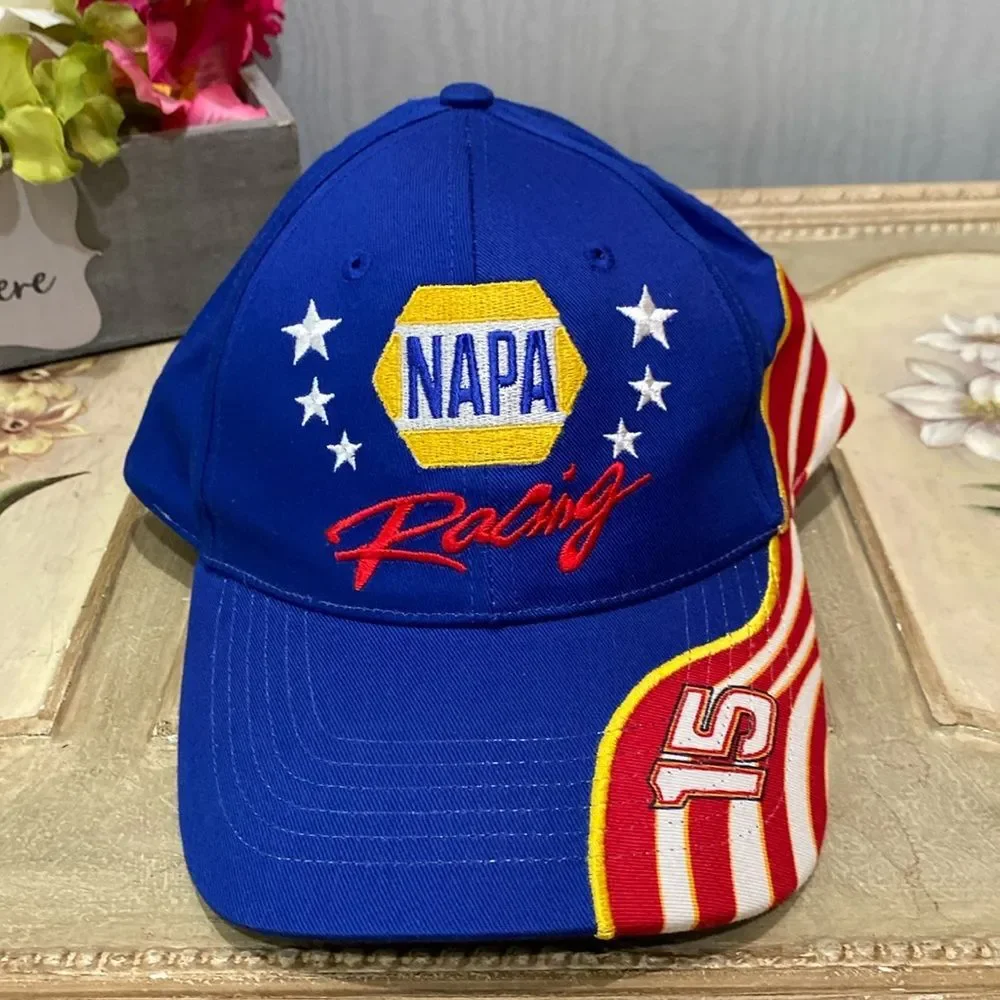 Napa Racing Michael Waltrip Cap Hat Adjustable Cotton Blue Unisex NWOT